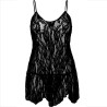 Leg Avenue - Chemise Dentelle Fleurie